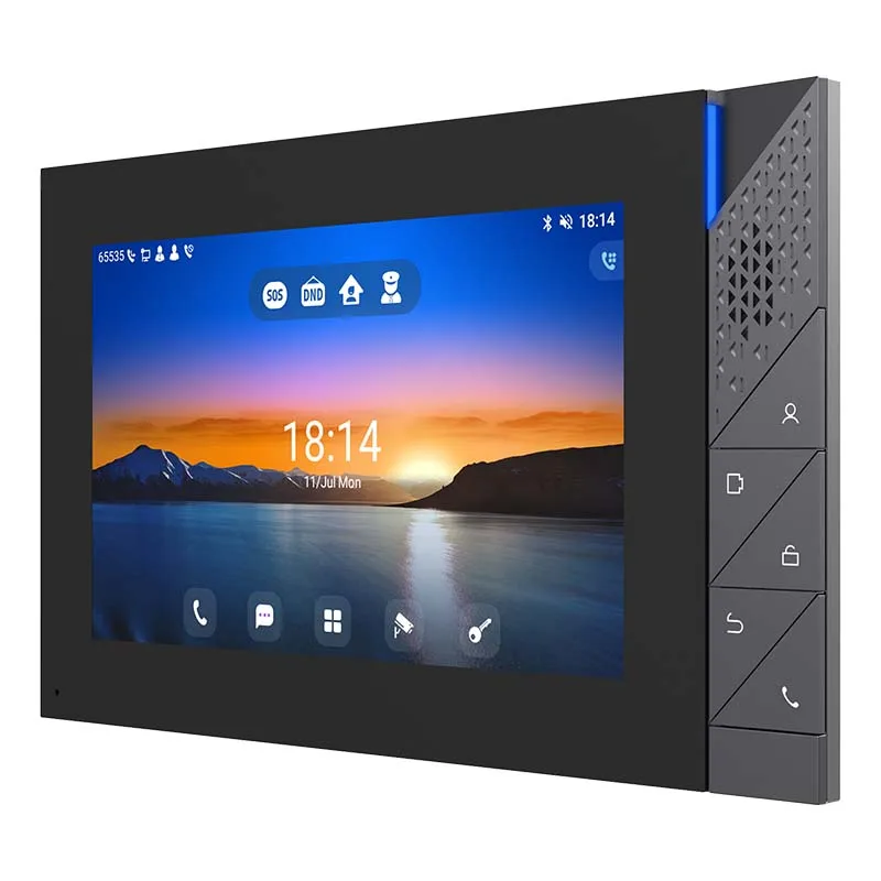 Fanvil i55A New 7 Inch 1080P SIP Video Intercom Display PoE Powered Hands-free Real-Time Video Door Phones With Android 9.0 OS