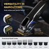 SUPRENT PRO The Black Scorpion- Professional Hair Clipper for Men-Rechargeable Heavy-Duty Motor Hair Cutting Kits with Display 3