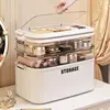 Makeup Organizer With Lid Portable Cosmetics Storage Box Jewelry and Hair Accessories Spacious Nail Storage Box Medicine Box 1