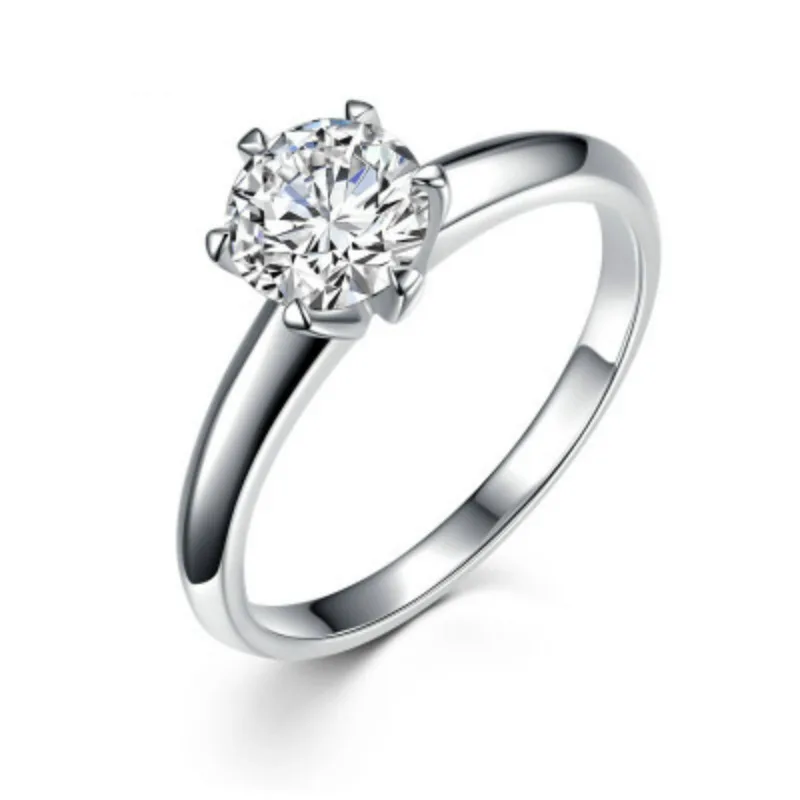 925 sterling Silver Shining crystal Couple Rings For women adjustable size Luxury Fashion Party Wedding Accessories Jewelry Gift silver rings,silver ring,wedding rings