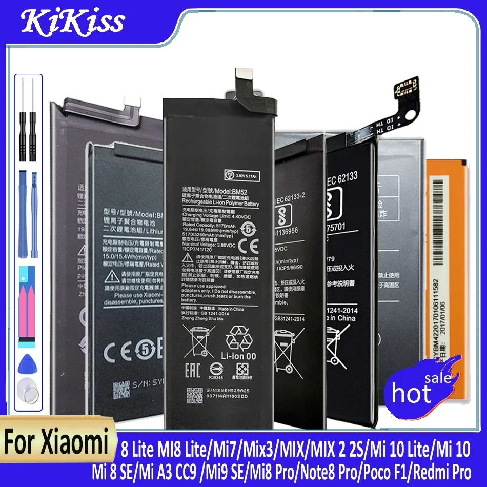

Аккумулятор для Xiaomi Mi BM3A, BM3B, BM3C, BM3D, BM3E, BM3F, BM3J, BM3K, BM3L, BM3M, BM4A, BM4C, BM4E, BM4F, BM4J, BM4N, BM4R