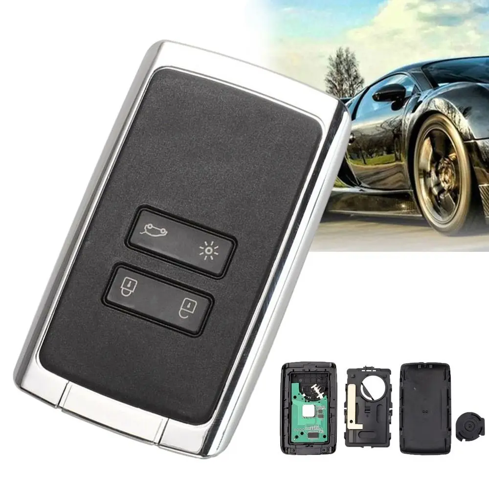 

434MHZ Remote Car Key Keyless Go Hitag AES 4A PCF7953M Entry Key 4 Buttons for Renault Megane 4 Kadjar Espace 5