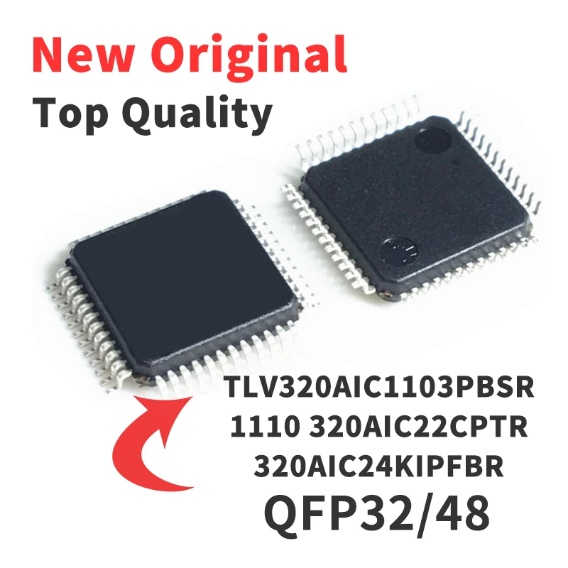 

Микросхема TLV320AIC1103PBSR, TLV320AIC24CPTR TLV320AIC22CPTR TLV320AIC1110PBSR QFP32 QFP48, новая Оригинальная интегральная схема, 1 шт.