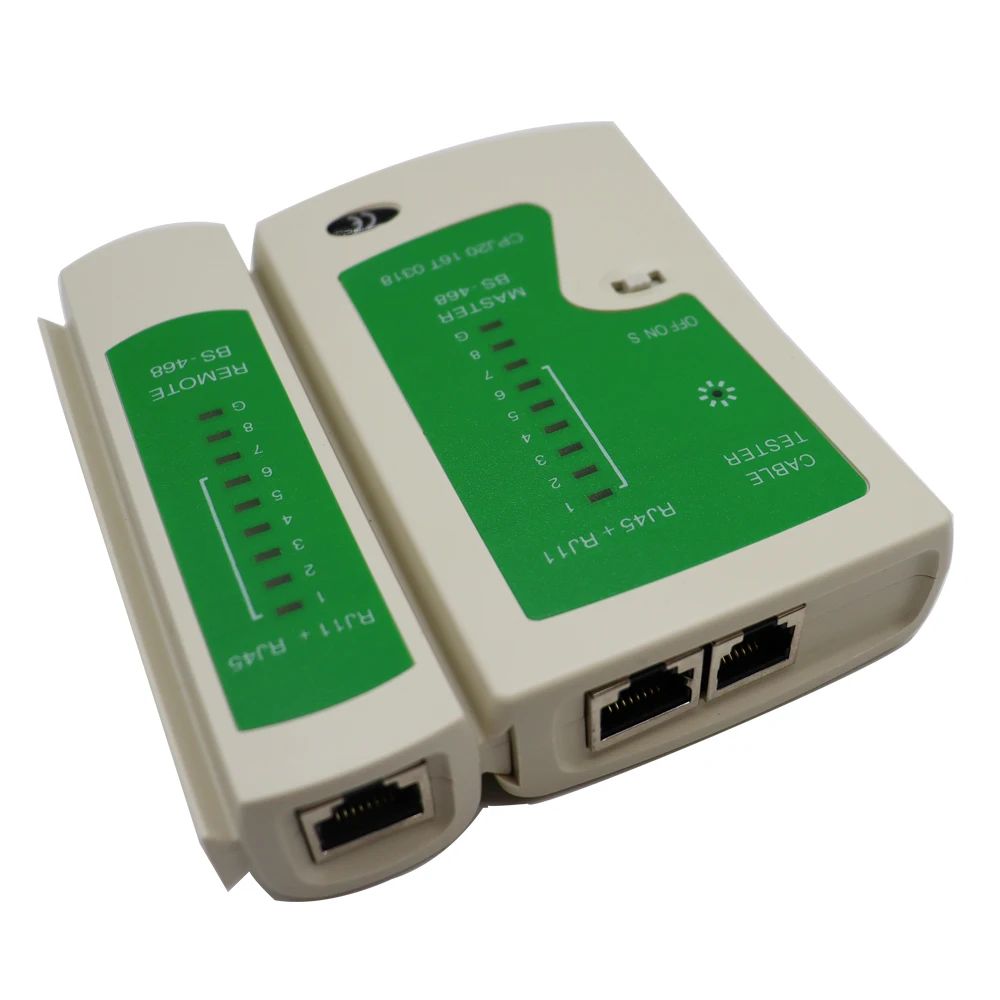 Network Cable Tester RJ45 RJ11 RJ12 CAT5 UTP LAN Cable Telephone Line Tester Detector Remote Test Tools Networking