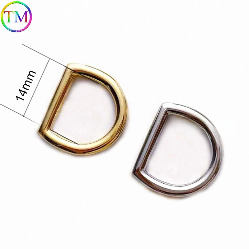 10-50Pcs Metal Weld-ed D Ring Buckle Die-Casting Buckle Clasp For Leather Handbag Hardware Accessories Straps For Backpacks
