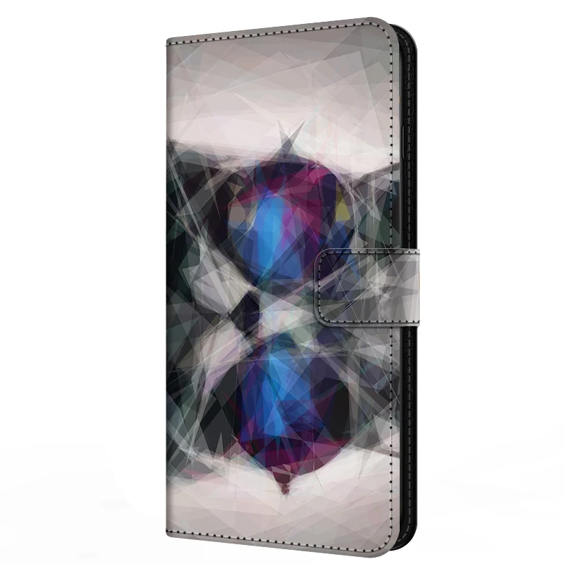 Leather Flip Wallet Case - Elegant Card Holder & Magnetic Closure