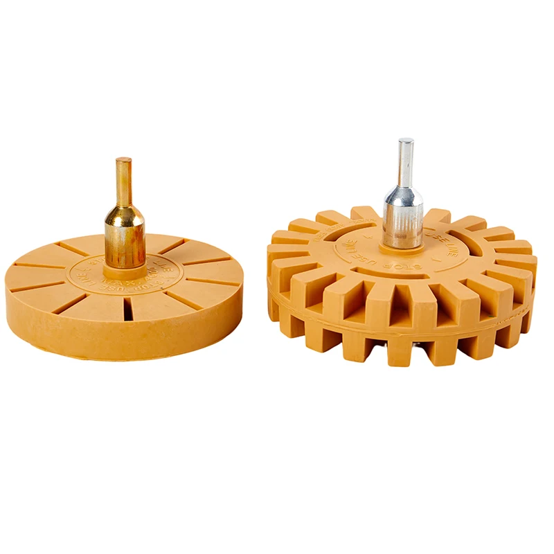 8cm/10cm Car Pneumatic Rubber Eraser Wheel Pad Rubber Disk Decal Eraser Wheel Sticker Remover Paint Cleaner Auxiliary Tool car sticker remover