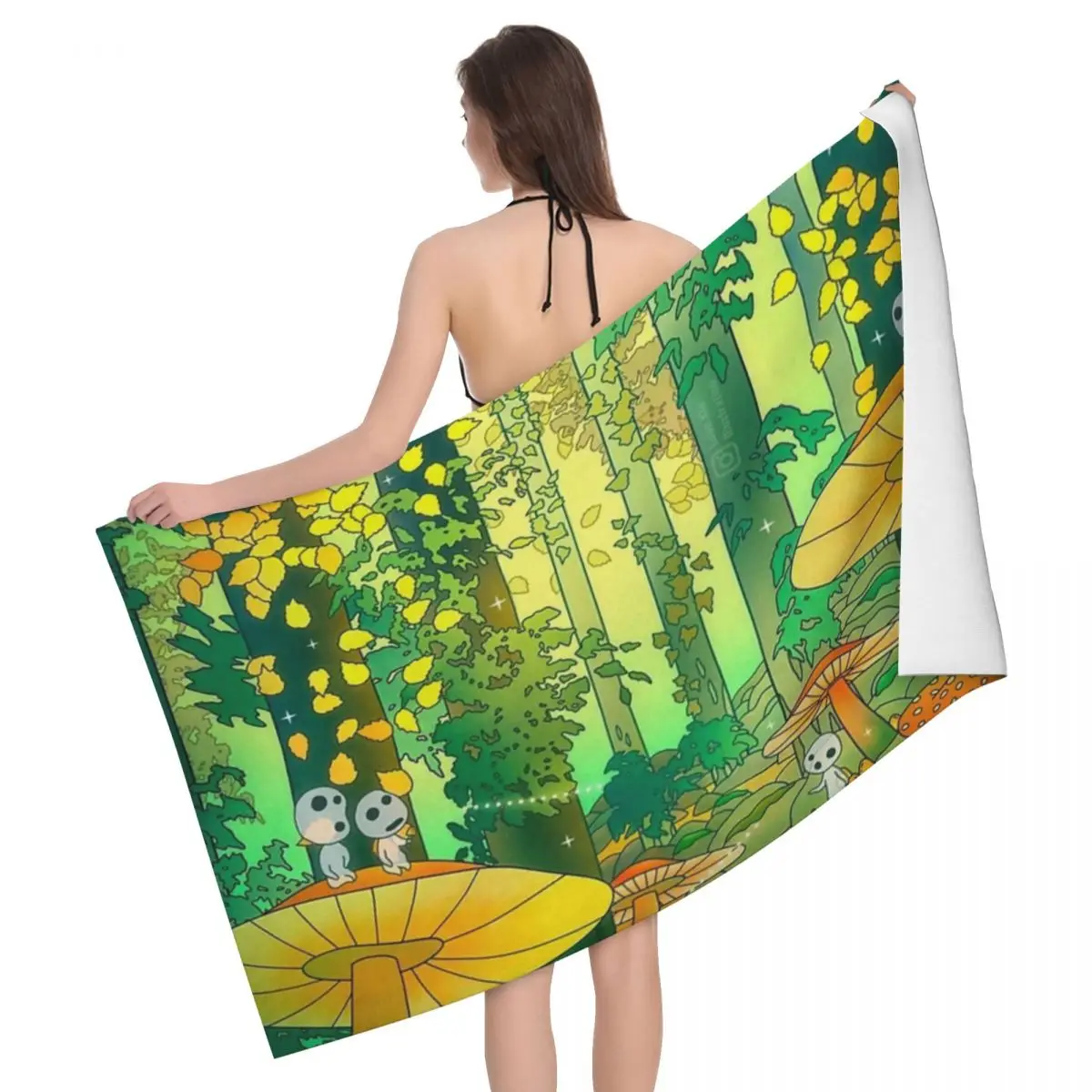 

Enchanted 80x130cm Bath Towel Skin-friendly For Tour For Traveller