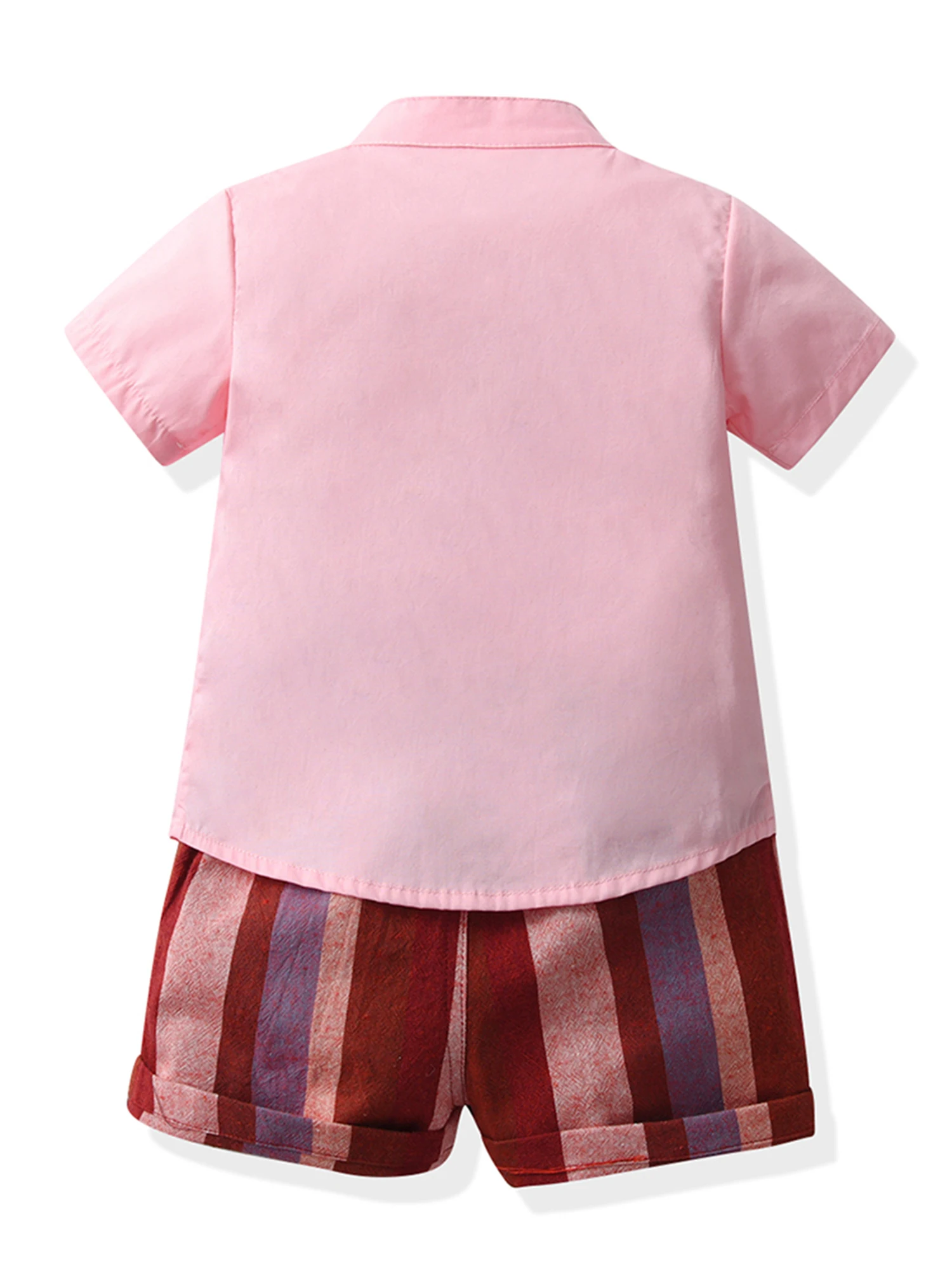 

Официальный костюм для маленьких мальчиков, рубашка с коротким рукавом, клетчатый комбинезон, шорты и галстук-бабочка, стильный летний наряд для маленьких мальчиков