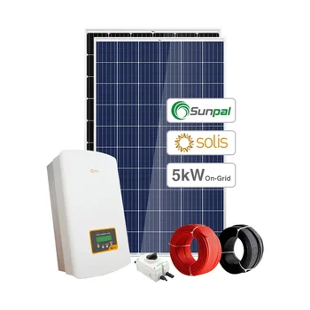 Sunpal 5Kw Grid Tie Home Solar Power System 5 Kw Panel For Use