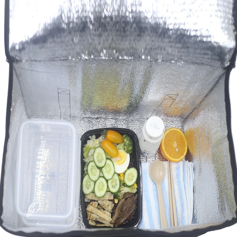 Cooler Bag Waterproof Cooler Bag Picnic Insulated Lunch Box Foldable Ice Pack Portable Food Thermal Bag Drink Carrier Delivery Functional