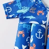 New Cartoon Print Kid Baby Boys Buoyancy Swimsuit Children Swimwear Floating Rash Guards Bathing Suit Girls Boys Beach Wear 3
