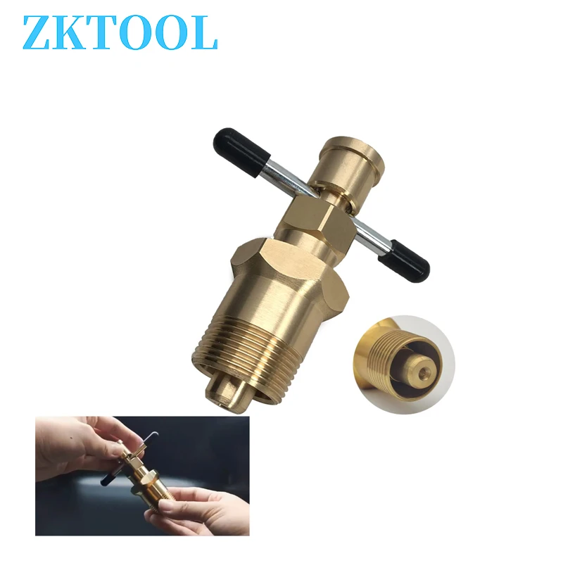 

US Standard Olive Remover Puller Tool, Olive Puller Ferrule Puller for 1/2"/3/4" Diameter Solid Brass Fittings