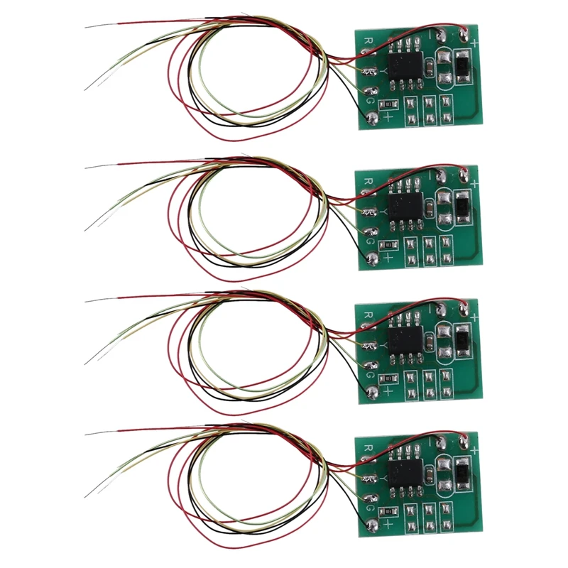 

FBIL-4Pcs DIY Scale Construction Sand Table Model Circuit Board Traffic Light Signal Model HO Scale Train Railway Miniature
