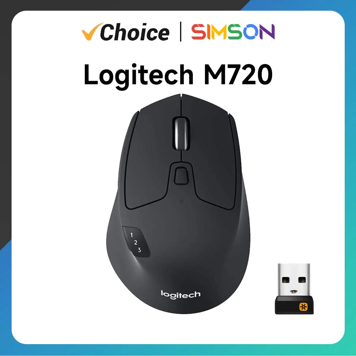 Logitech M720 Wireless Bluetooth Mouse Union Dual Mode Multi-device Office  Efficient Comfortable Feel Notebook - AliExpress