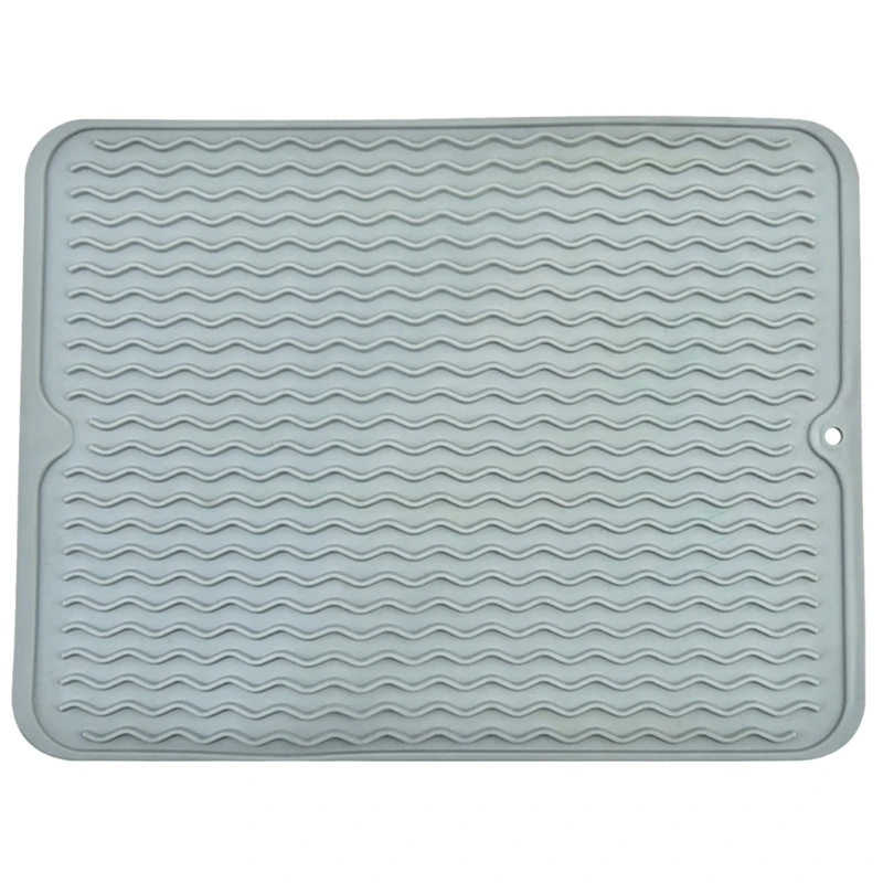 

Dish Drying Mat Dish Drainer Mat Silicone Draining Mat Silicone Material for Pot DropShip