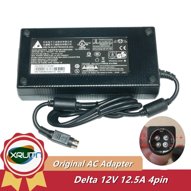 

Genuine DELTA 12V 12.5A 150W DPS-150NB-1B AC Adapter Charger For QNAP TS-412 NAS TS-410 Hikvision Surveillance Power Supply