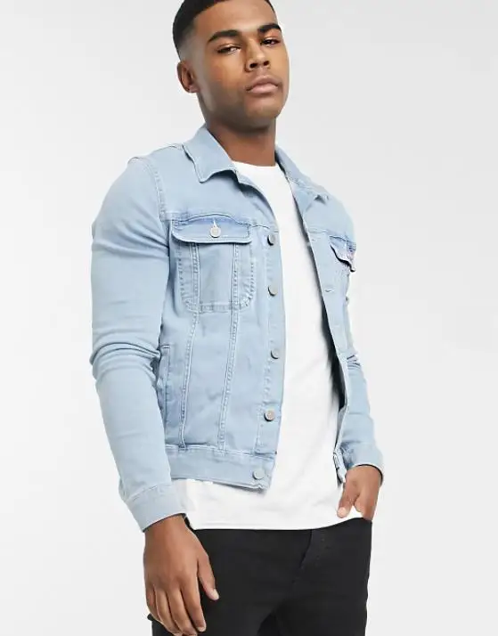 Denim Jacket Ice Blue|Jackets| - AliExpress