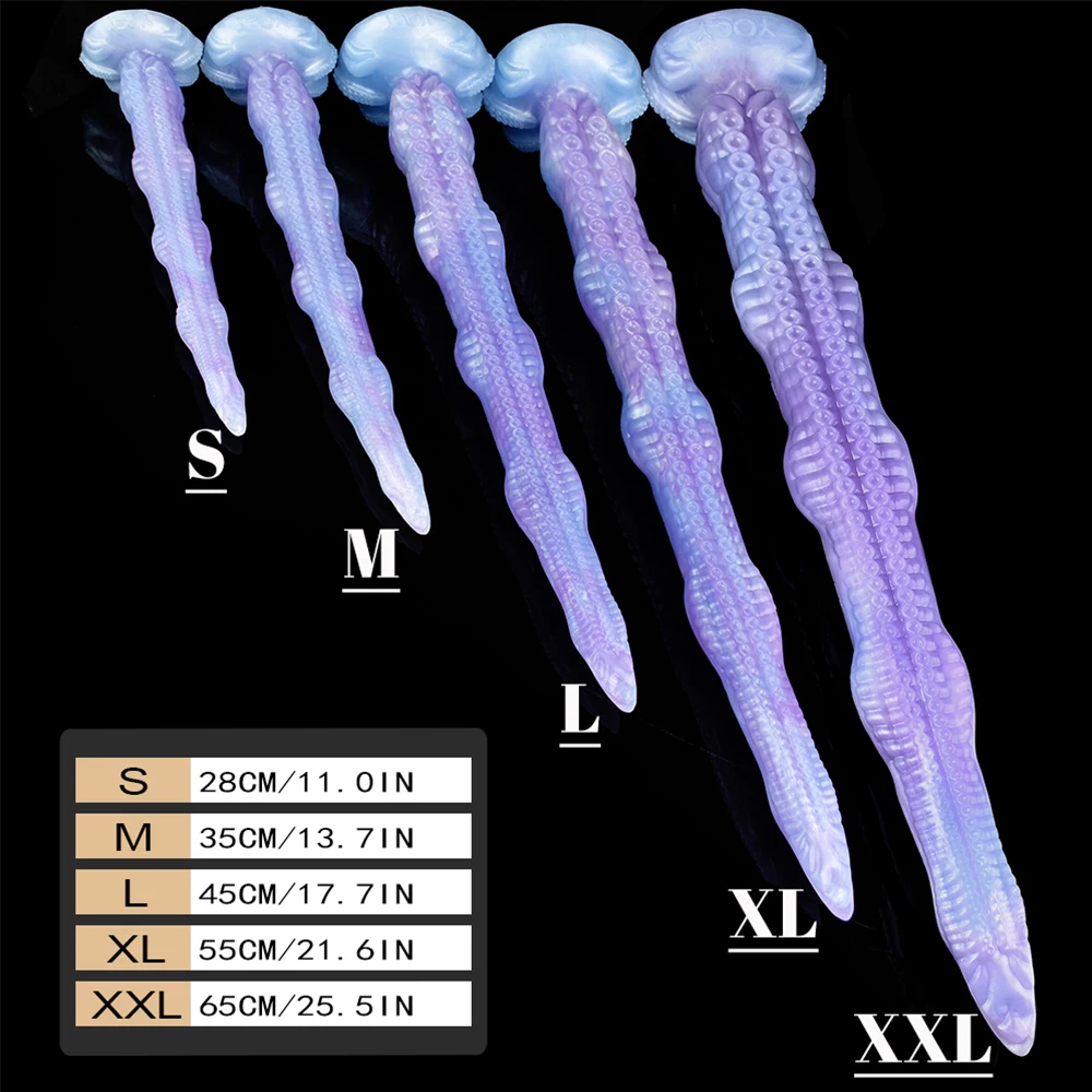 YOCY Fantasy Octopus Tentacle Anal Plug Vagina Prostate Massager Long Monster Dildo Silicone Sex Toys For Women Men Masturbator