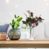 Love Flower Arrangement Base Fake Rose Display Heart Shape Holder Container Single Shelf Acrylic 2