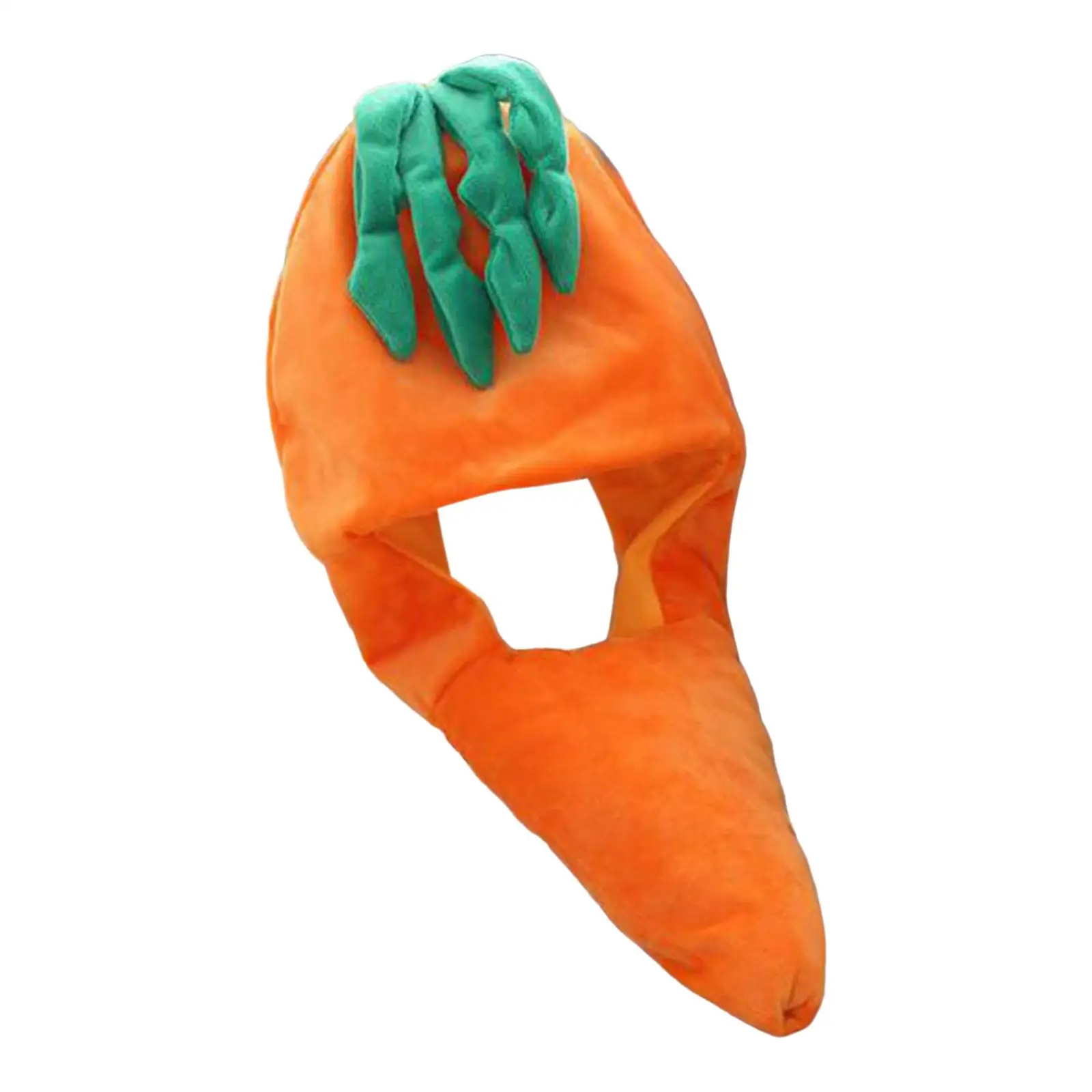 Carrot Plush Hat Stuffed Toy Headgear Headdress for Women Men Adults Kids