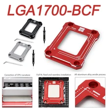 LGA1700-BCF térmico para ordenador, Corrector de flexión de CPU, color rojo/gris/Negro, Intel 12 °, plano fijo, con destornillador térmico
