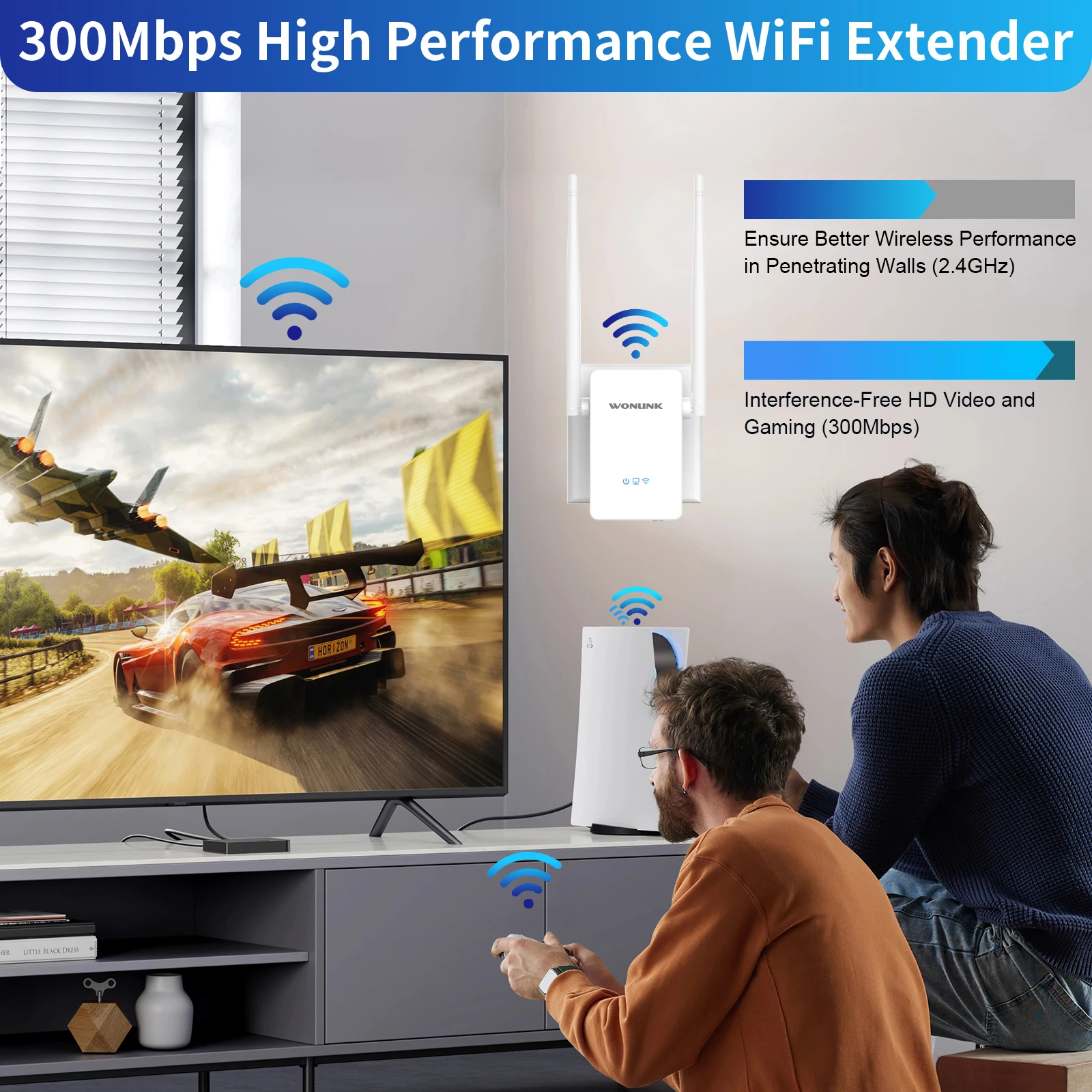 Wifi Booster Repetidor Wifi Smart Tv 300Mbps WiFi Repeater WiFi4