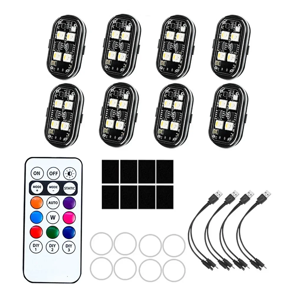 Lampe de sécurité LED avec télécommande - Lot de 1 à 8 - Éclairage extérieur