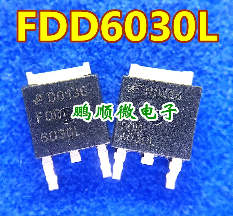 

50pcs original new Commonly used MOS tube FDD6030L 6030L TO-252, one plate 2500PCS