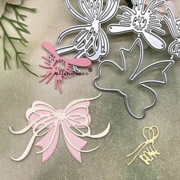 Nuovo Stampo per Taglio Metallo a Forma di Fiocco per Decorazioni Fai-da-te, Scrapbook, Carta Goffrata, Album e Cartoncini - Fustelle per Artigianato