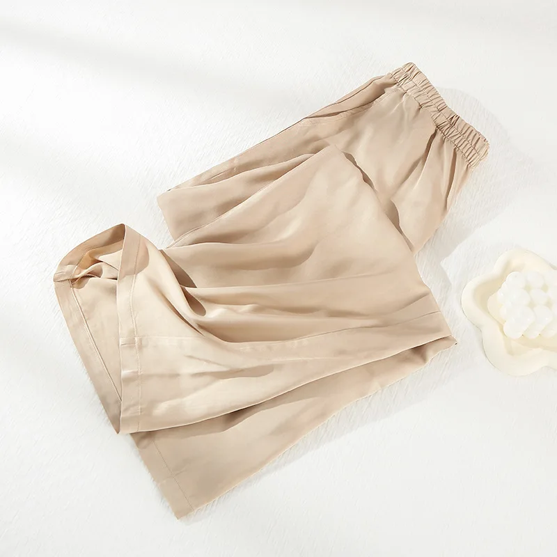 Viscose Pajamas Pants Home Sleepwear Spring Summer New Thin Casual Trousers Pyjama Bottoms Homewear Sleep Pants Woman_ecoleips.com