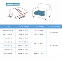Thicken Seat Cushion Cover Elastic Jacquard Sofa Cover Adjustable Removable Furniture Protector for Pets Kids Sofa Seat Covers 2