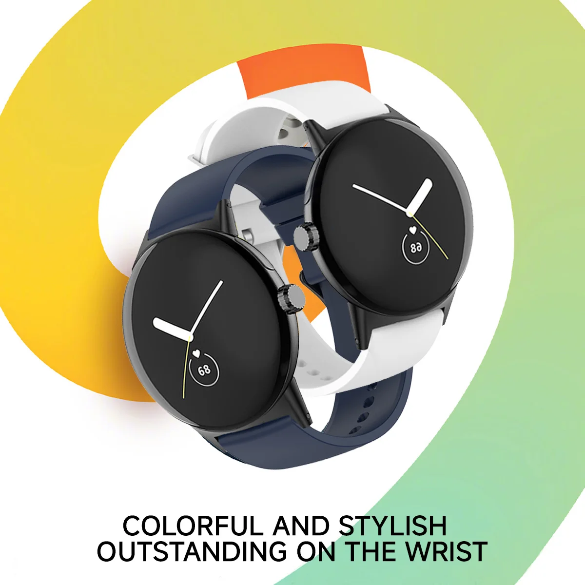 Enhanced Silicone Sport Band for Google Pixel Watch - Smartwatch Wrist Bracelet Accessory