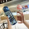 780ml/26oz BPA-Free Plastic Water Bottle, Leak-Proof & Fall-Proof, Transparent Large Capacity, Portable for Outdoor Travel 2