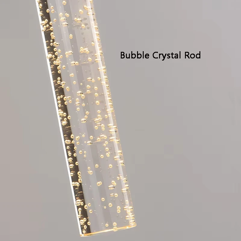 Nordic bubble crystal rod LED wall lamp bedroom bedside living room wall lamp aisle indoor home decoration AC85-265V