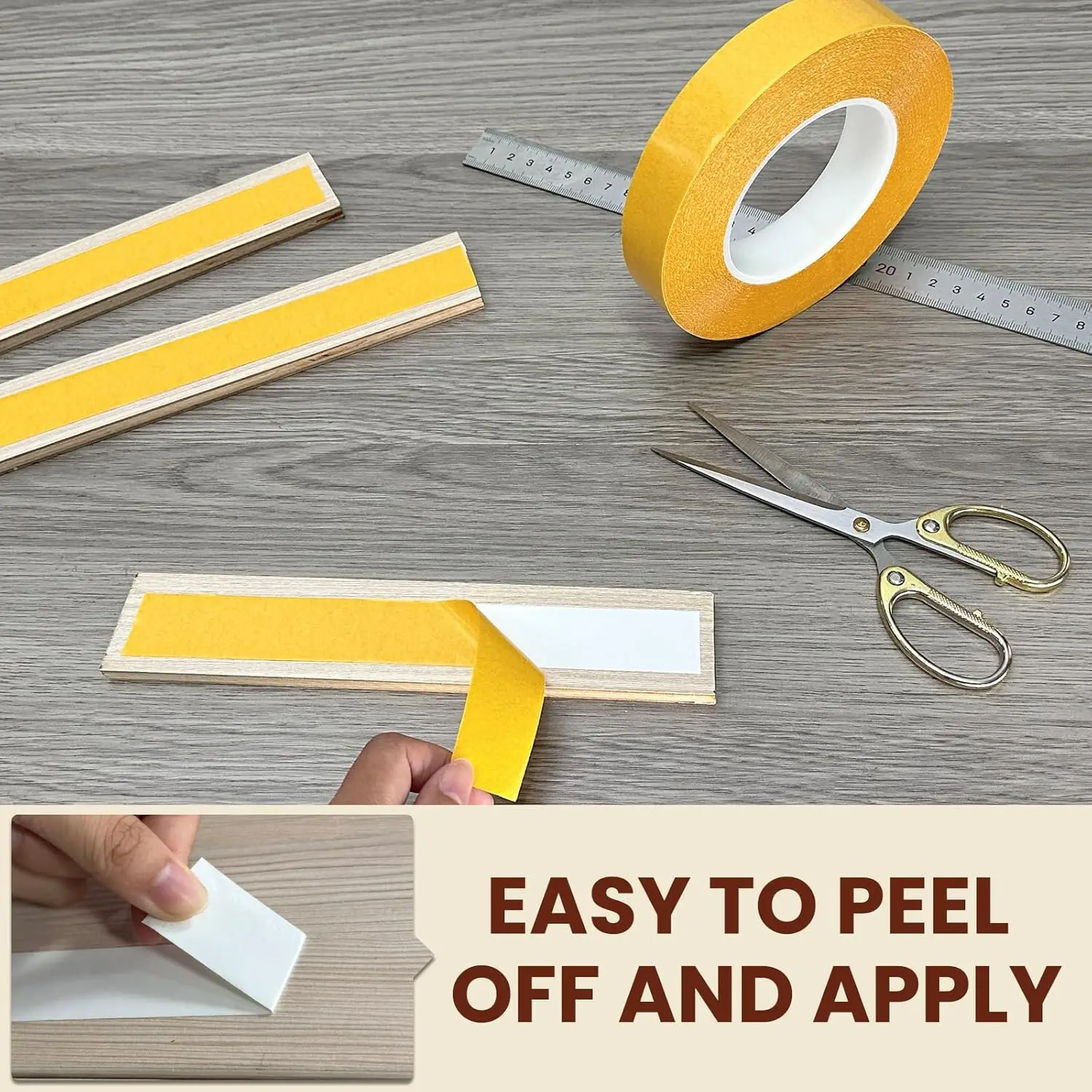 PET 양면 초강력 접착 테이프 내열성 0.05mm 두께 투명 PET 강력 양면 테이프