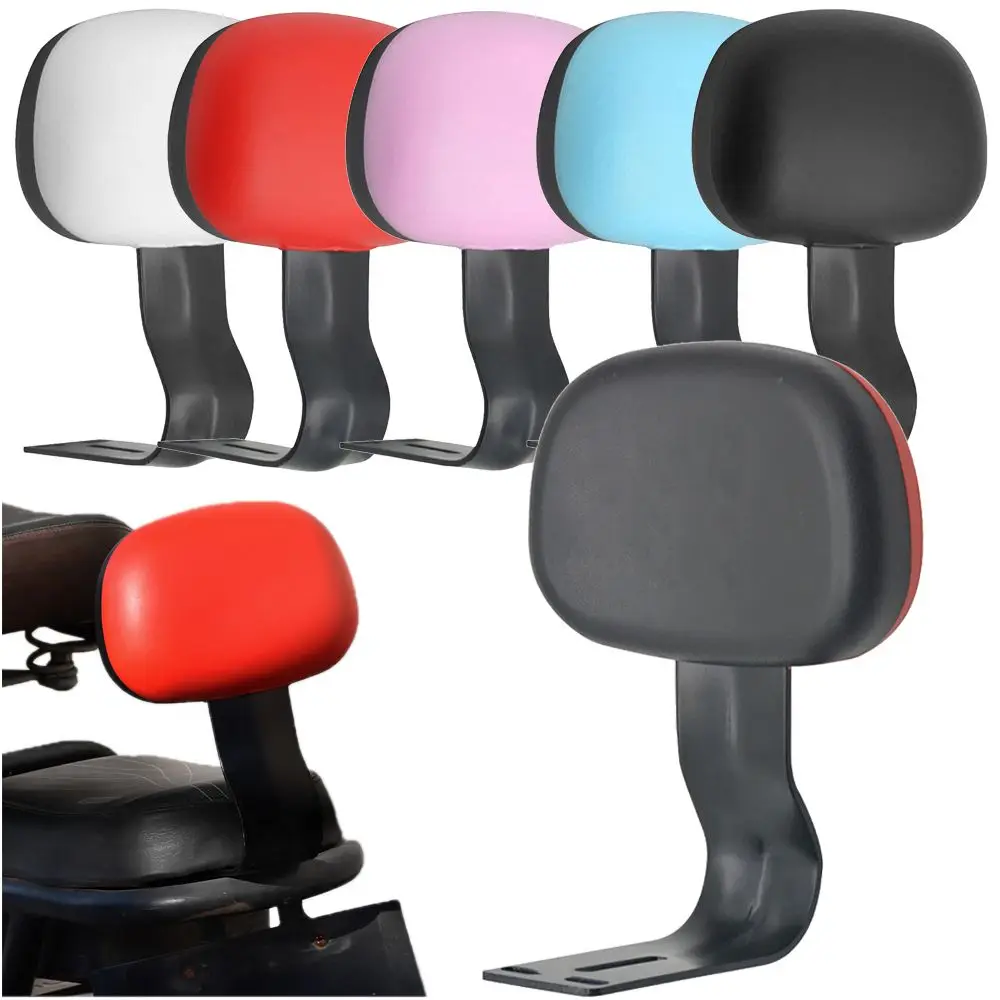 Electric Bicycle Backrest Ergonomics E-Bike Back Lazyback Scooter Motorcycle Comfortable Soft Rear Seat Rest Cushion Pad Durable
