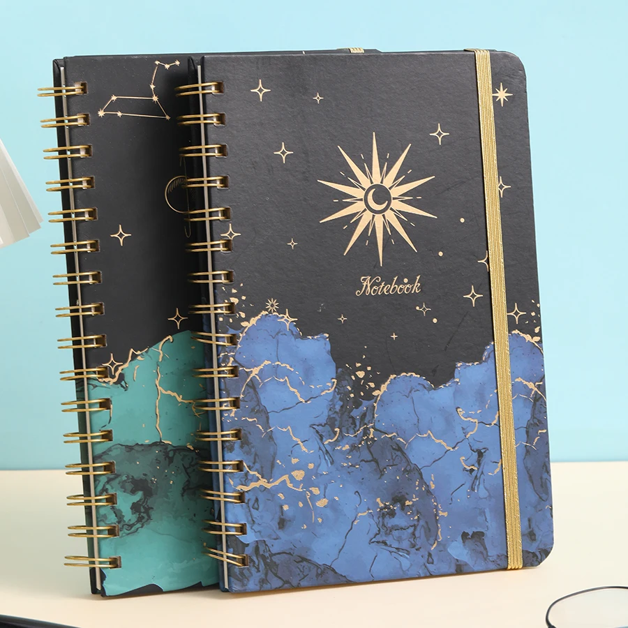Premium Strap, Coil, Diary, Blue, Hot Selling, 8, 3 x 5, 7 inches, 200 pages, Preferred Gift 5