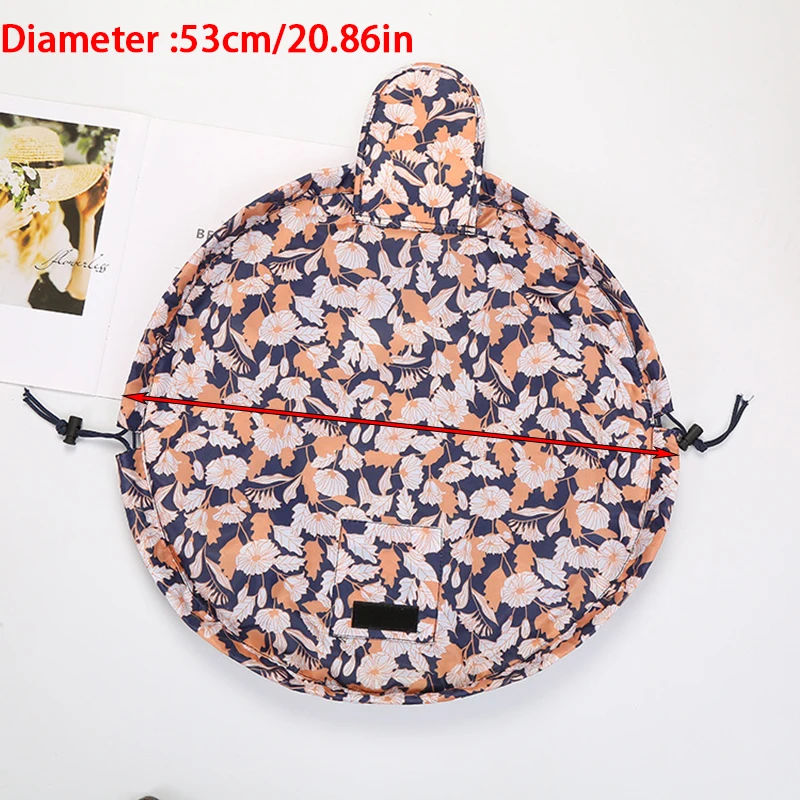 Borse da Viaggio per Cosmetici, Organizer Portatile Impermeabile per Trucchi, Pochette Femminile con Cordoncino per Cosmetici - immagine 4