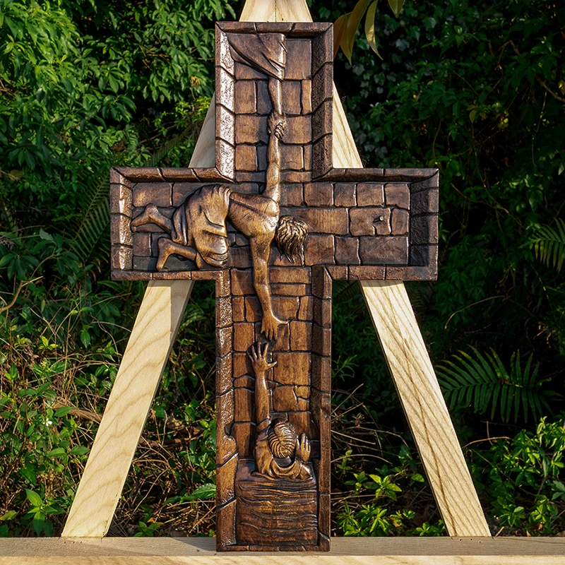 Cruz de madera foto de archivo. Imagen de pascua, salvador - 42186684
