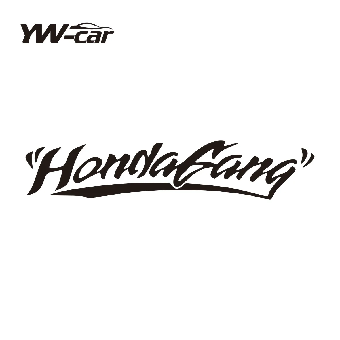 Pegatinas para parabrisas delantero de Honda Gang, calcomanías modificadas para ventanas traseras, decoración de faros delanteros de automóvil para Honda Civic Crv