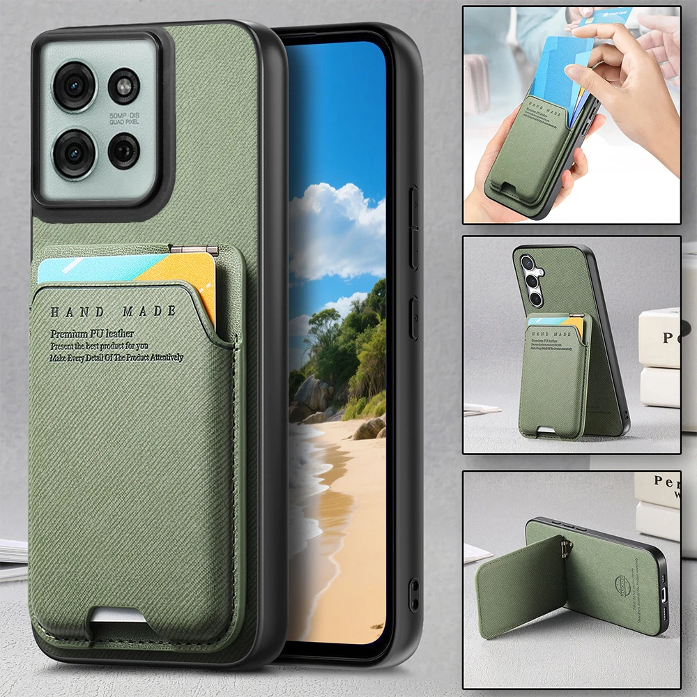 Luxury Leather Card Holder Phone Case
