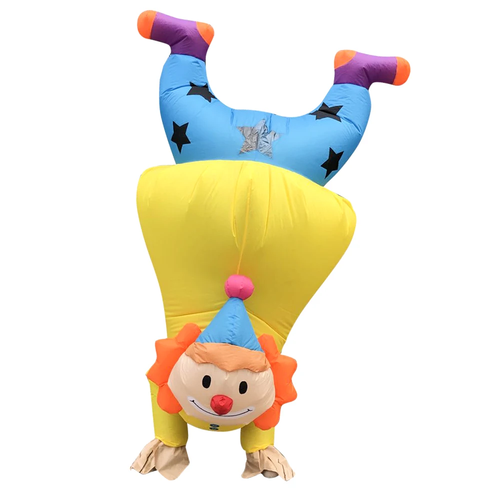 Handstand Clown & Shark Inflatable Costume 3
