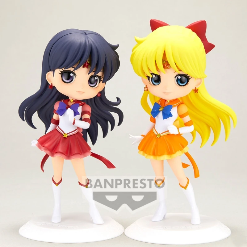 

Bandai Genuine Q posket ETERNAL SAILOR VENUS Action Figure Sailor Moon Cosmos Anime Figure Toys For Kids Gift Collectible Model