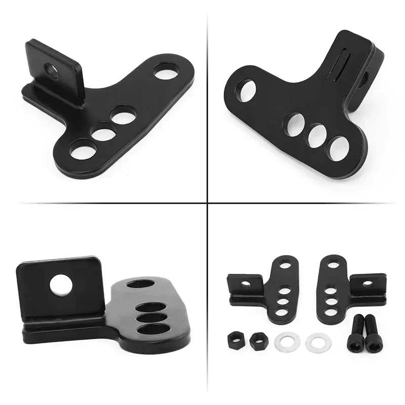 Adjustable Black Rear Shock Lowering Link Block Drop Kit - 1 to 3