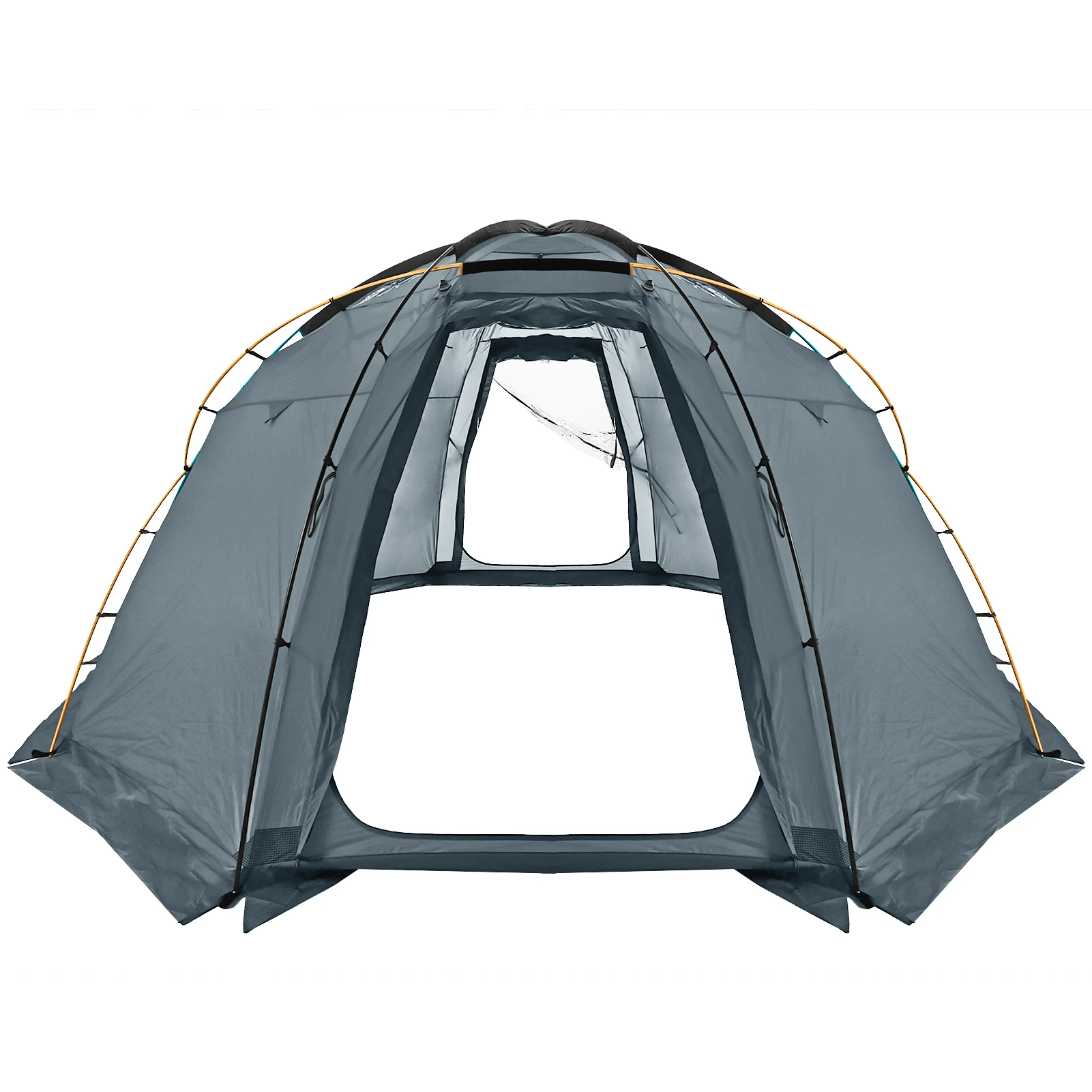 

TOMSHOO 13.4 x 6.9 Feet Camping Dome Tent for 4-6 Persons Outdoor Waterproof Tent with Stove Jack for Family Camping