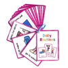 Kids Montessori English Words Learning Card Pocket Flashcards Early Educational Toys Classroom Supplies Teaching Aids 4