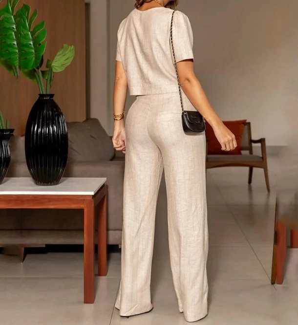 Pants Set for Women Solid Color Women Fashion Slim Casual Long Pants Solid Streetwear Trousers Womens Sets for Women 2 Pieces
