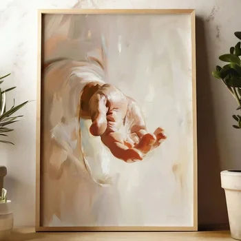 1 Jesus Christ Hands Canvas 1