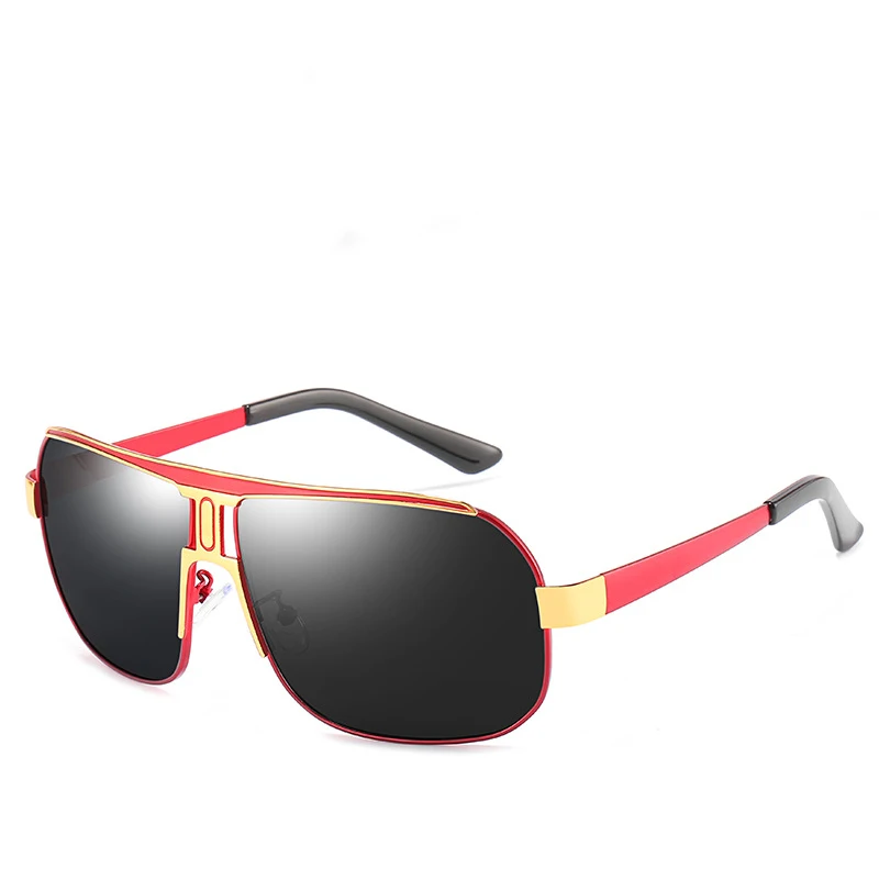 

Luxury Men's Polarized Sunglasses Driving Sun Glasses Square Sunglasses For Men Women Vintage Black Pilot Sunglasses UV400